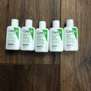 Cerave Hydrating Facial Cleanser 1 fl oz Travel Size Cleanse Hydrate LOT OF 5